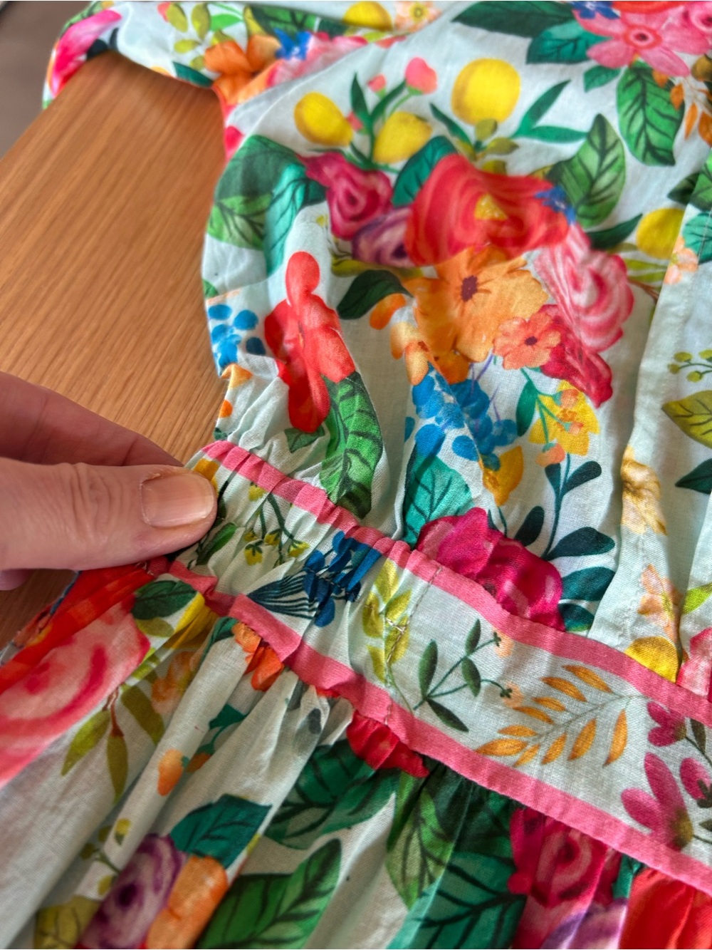 Sohana Floral Midi Dress in Aqua Multicolor Brand New With Tags! Cottage Core - Picture 11 of 15